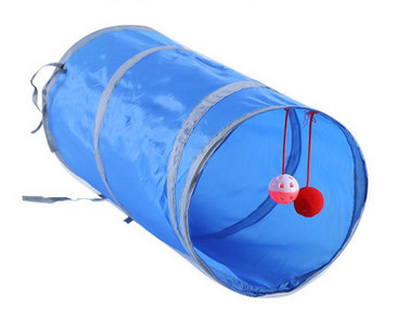 Tunel textil pentru pisici - diferite modele