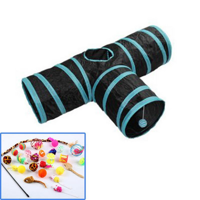 Tunel textil pentru pisici - diferite modele