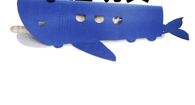 Tunel pentru pisici în formă de rechin