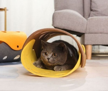 Προκατασκευασμένο τούνελ γάτας για παιχνίδι