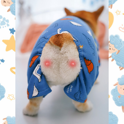 Rochie pentru caine in trei culori cu imprimeu