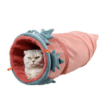 Тунел с 3D елементи за котки 