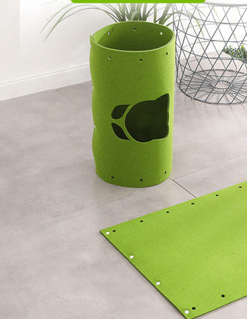 Joc distractiv cu pisici - tunel de pâslă