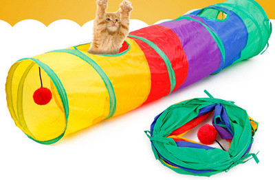 Tunel de divertisment pentru pisici - mai multe modele