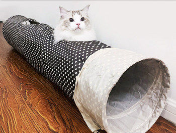 Игра за котки - тунел в два цвята