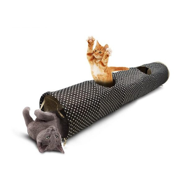 Joc pentru pisici - un tunel în două culori