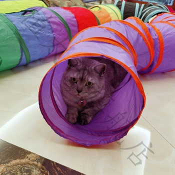 Различни модели текстилни тунели за игра на котки