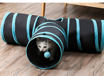 Цветен тунел за игра -подходящ за котки