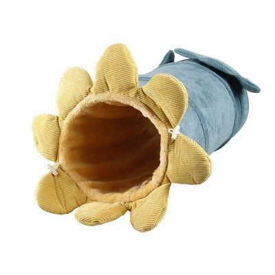 Tunel pentru pisici din velur - diferite modele