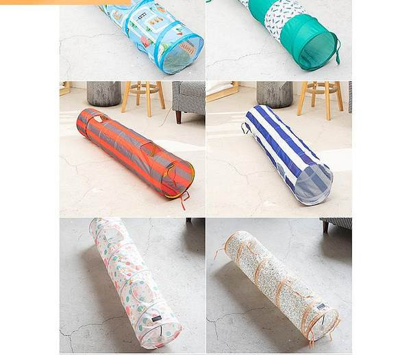 Tunel colorat pentru joc pentru pisici