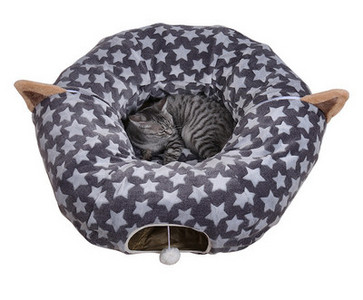 Kahes värvitoonis ümmargune tunnel