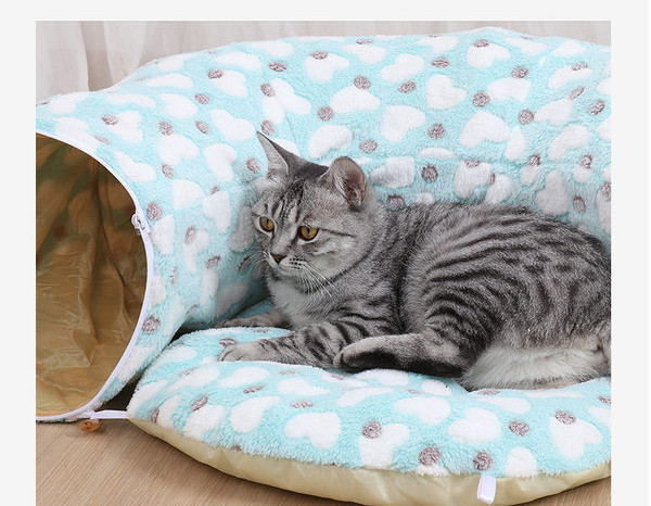 Kahes värvitoonis ümmargune tunnel