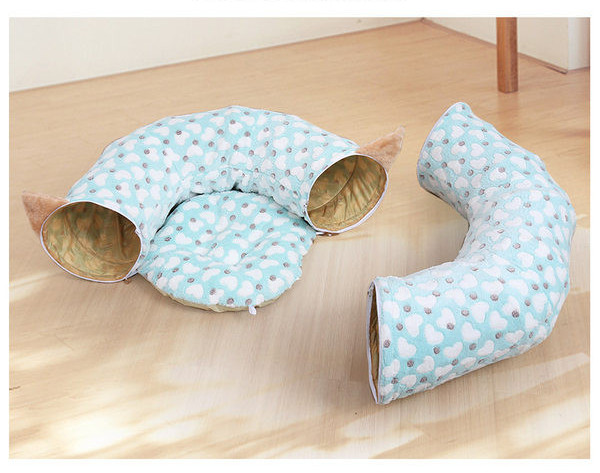 Kahes värvitoonis ümmargune tunnel