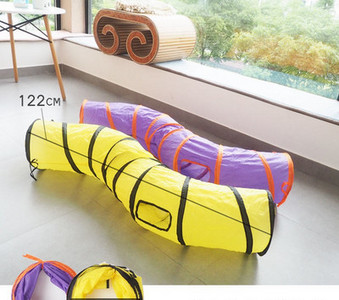 Tekstiilist tunnelimänguasi kassidele - erinevad mudelid