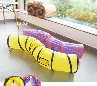 Tekstiilist tunnelimänguasi kassidele - erinevad mudelid