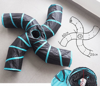 Tekstiilist tunnelimänguasi kassidele - erinevad mudelid