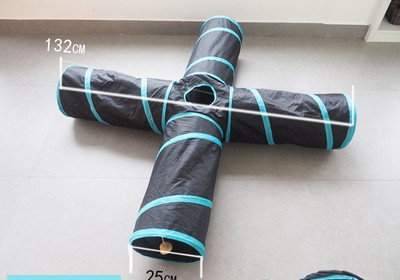 Tekstiilist tunnelimänguasi kassidele - erinevad mudelid