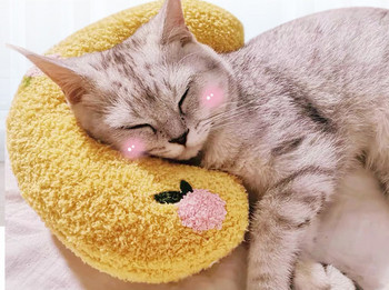 Μαλακό μαξιλάρι γάτας σε τρία χρώματα