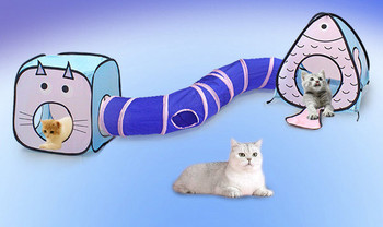 Играчка-тунел за котки няколко модела