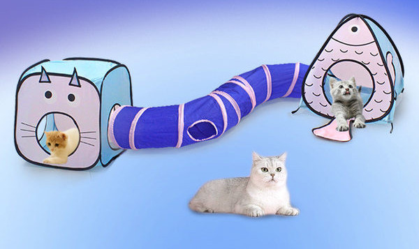 Játék alagút macskáknak többféle modell