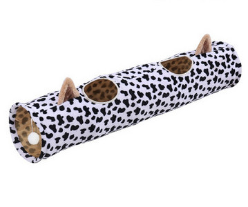 Tunel pentru pisici pentru joacă și dormit cu model animal