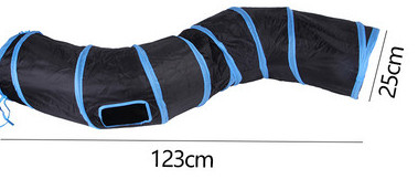 Tekstilinis tunelis žaidžiantiems katėms – skirtingi modeliai