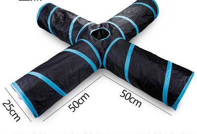 Tekstilinis tunelis žaidžiantiems katėms – skirtingi modeliai