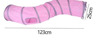 Tekstilinis tunelis žaidžiantiems katėms – skirtingi modeliai