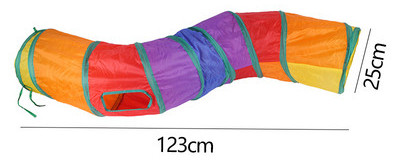 Tekstilinis tunelis žaidžiantiems katėms – skirtingi modeliai