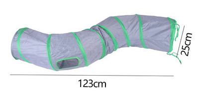 Tekstilinis tunelis žaidžiantiems katėms – skirtingi modeliai