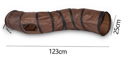 Tekstilinis tunelis žaidžiantiems katėms – skirtingi modeliai