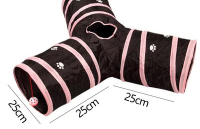 Tekstilinis tunelis žaidžiantiems katėms – skirtingi modeliai