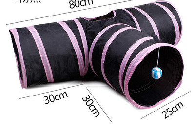 Tekstilinis tunelis žaidžiantiems katėms – skirtingi modeliai