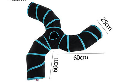 Tekstilinis tunelis žaidžiantiems katėms – skirtingi modeliai