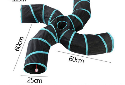 Tekstilinis tunelis žaidžiantiems katėms – skirtingi modeliai