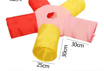 Tekstilinis tunelis žaidžiantiems katėms – skirtingi modeliai