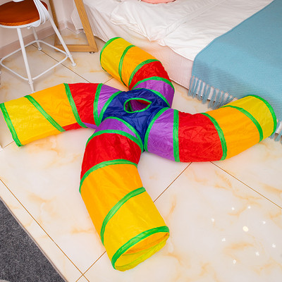 Tekstilinis tunelis žaidžiantiems katėms – skirtingi modeliai