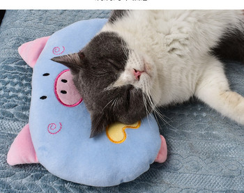 Μαλακό βελούδινο μαξιλάρι για γάτες