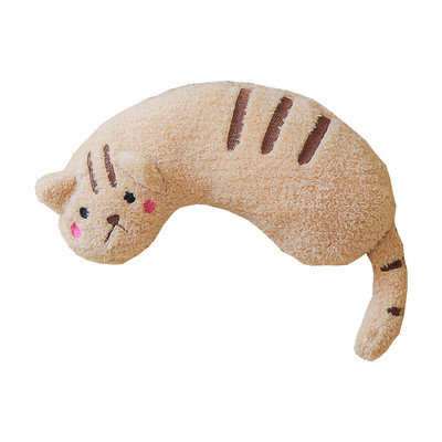 Tikandiga plüüsis kassipadi