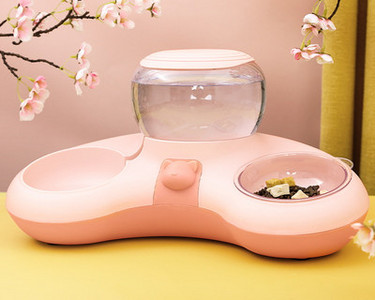 Купа за храна с дозатор за вода - за котки