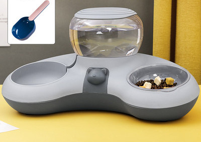 Купа за храна с дозатор за вода - за котки