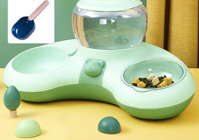 Купа за храна с дозатор за вода - за котки