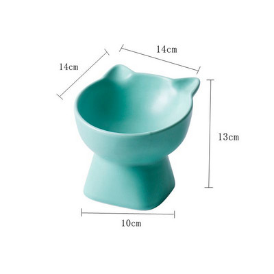 Керамична котешка купичка за храна - два модела