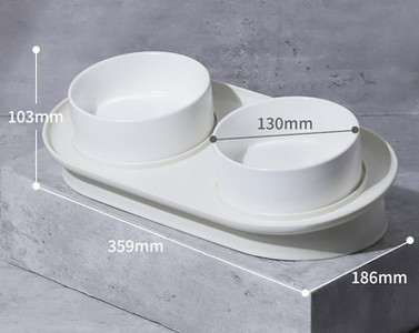 Διπλό μπολ για γατοτροφή