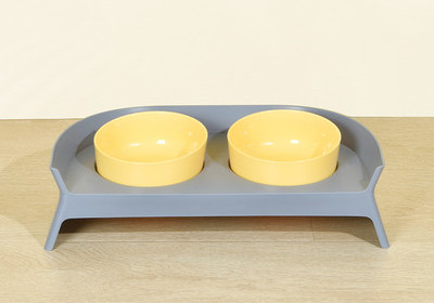 Διπλό μπολ για γατοτροφή