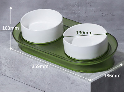 Διπλό μπολ για γατοτροφή