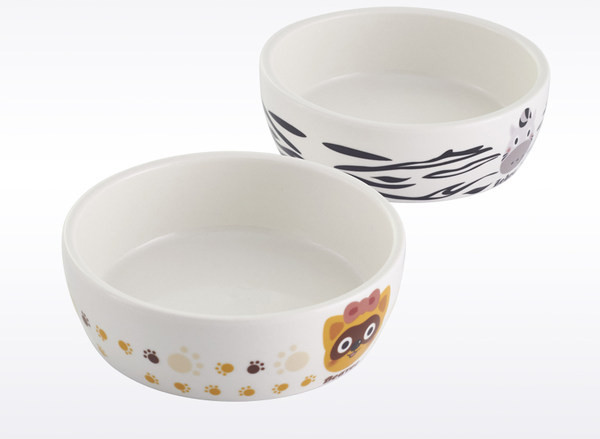 Bol din ceramică pentru hrană sau apă pentru pisici