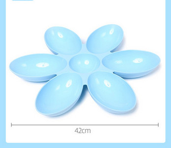 Mitme lahtriga plastikkauss kassitoidu jaoks