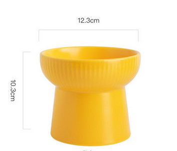 Ψηλό πλαστικό μπολ φαγητού - πολλά χρώματα