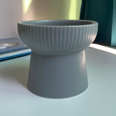 Ψηλό πλαστικό μπολ φαγητού - πολλά χρώματα